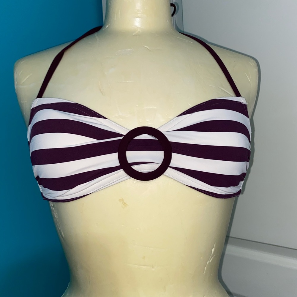 Stripped bikini top